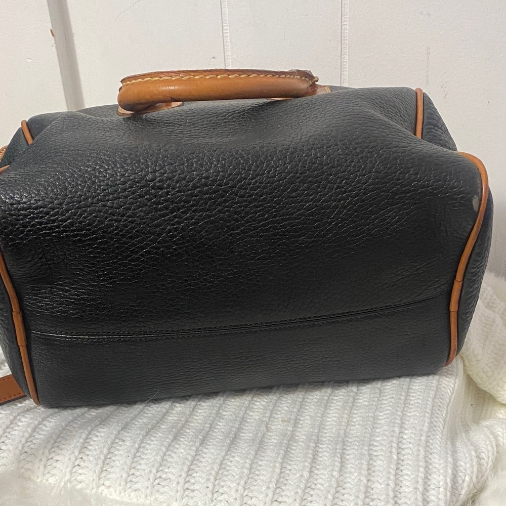 Dooney & Bourke Black and Brown Satchel - Picture 6 of 8